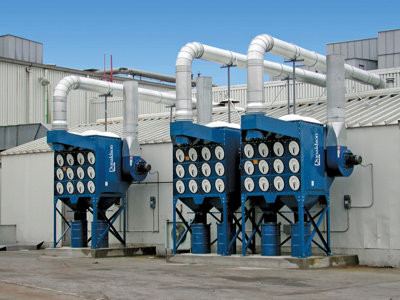 When plant space is at a premium, consider a centralized dust collection system.