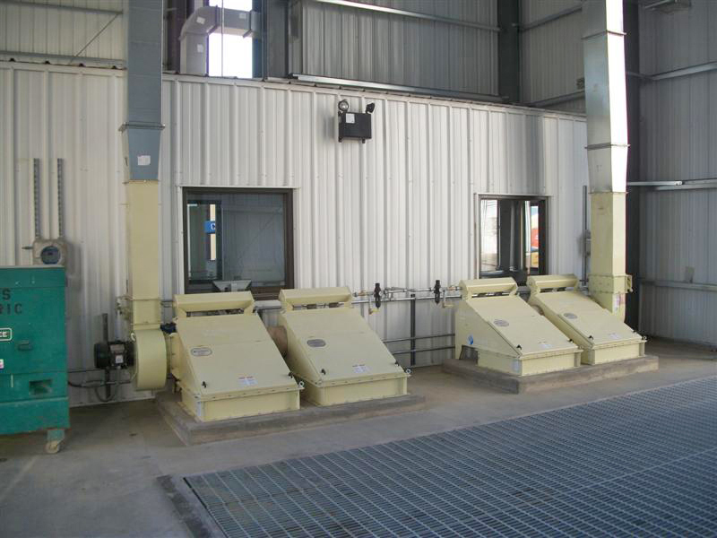 Smaller fan sizes on point-of-use dust collectors lead to potential energy cost savings.