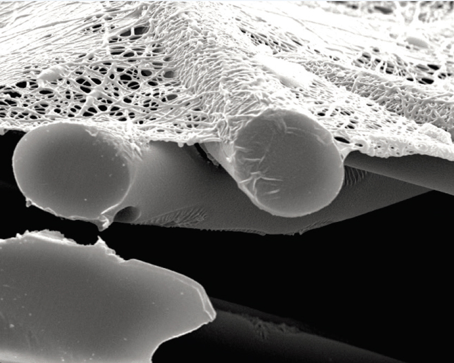 Filtre à couche en nanofibres propre