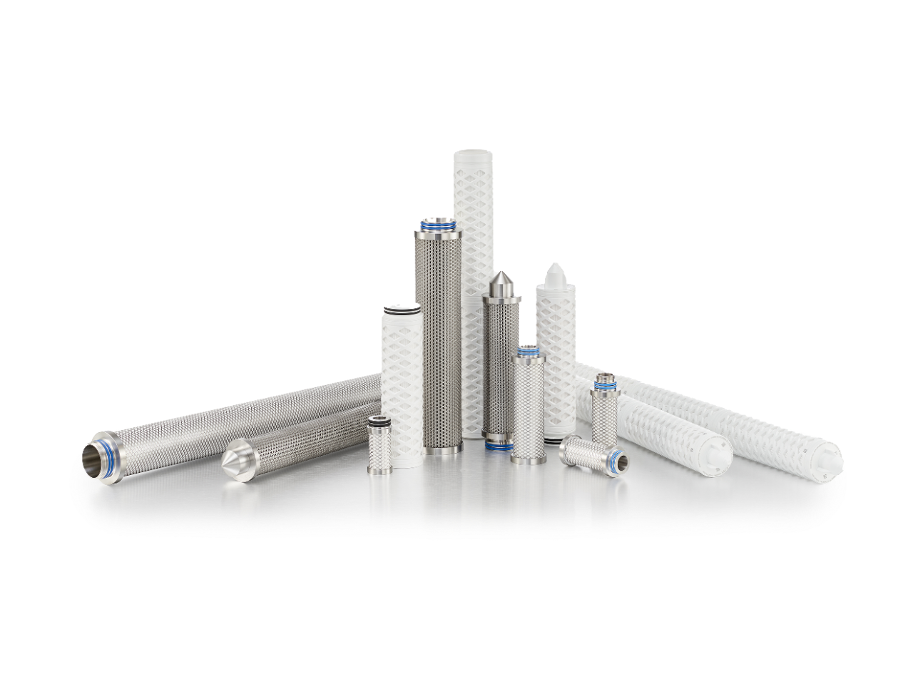 Cartucce filtranti per aria e gas sterili