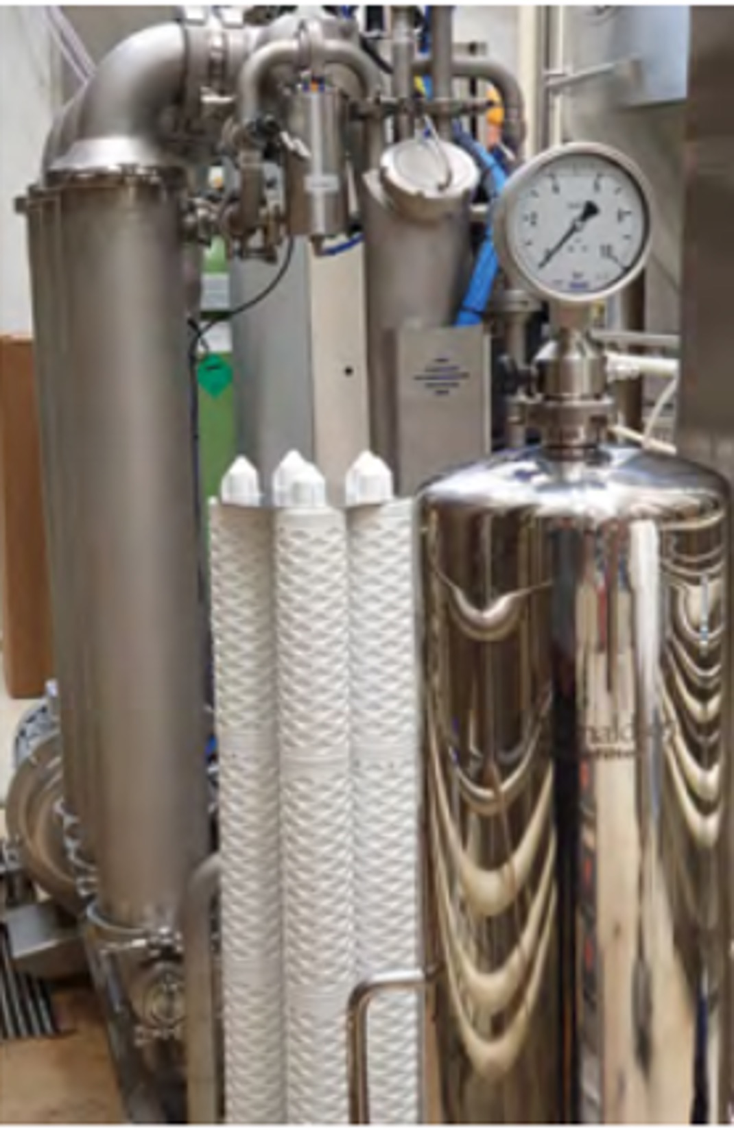 I contenitori per filtri sanitari PF-EG e i filtri per liquidi LifeTec™ in fase di test presso Tornion Panimo OY.