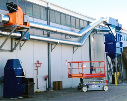 Figura 1 - Valvola di intercettazione nel condotto di ritorno dell'aria