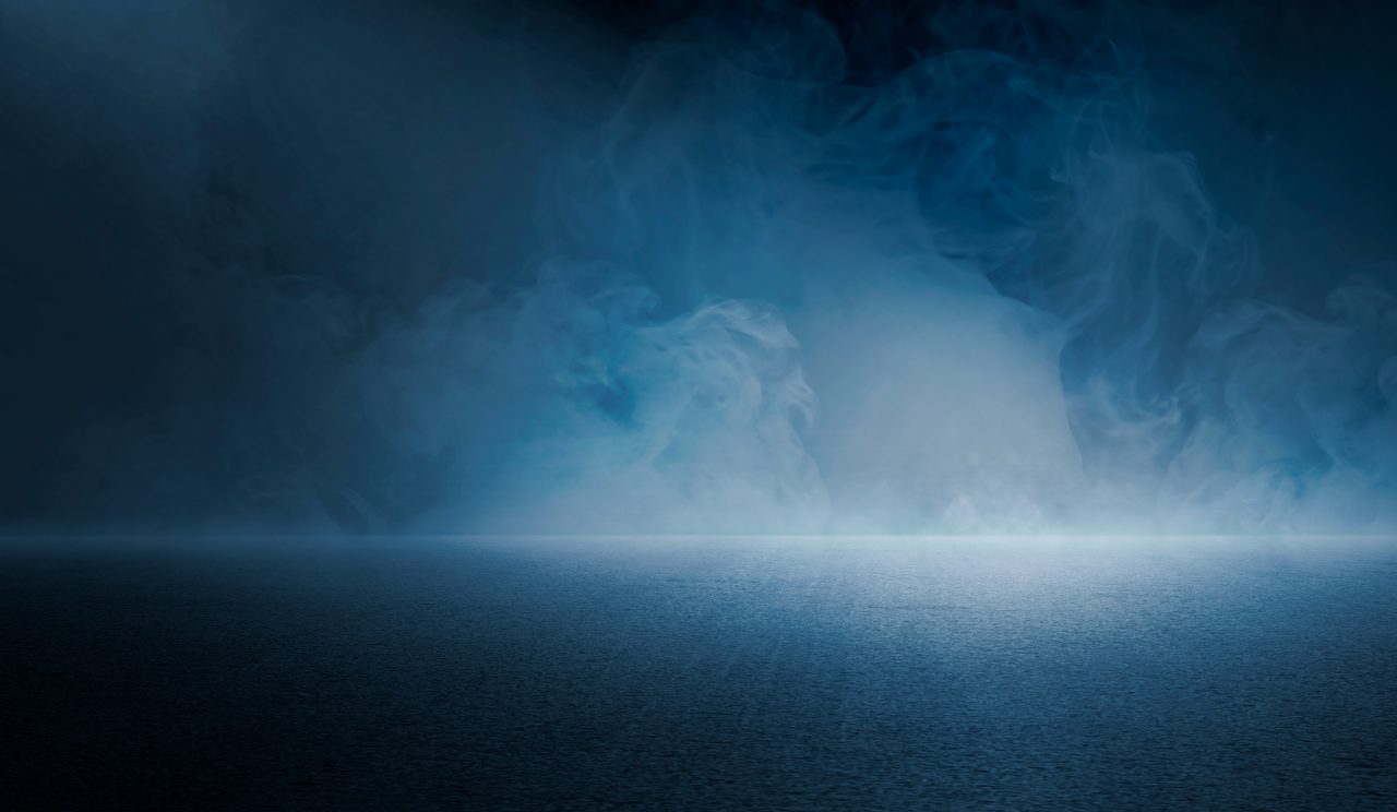 Dark-Stage-Neo-Spotlight-with-Smoke