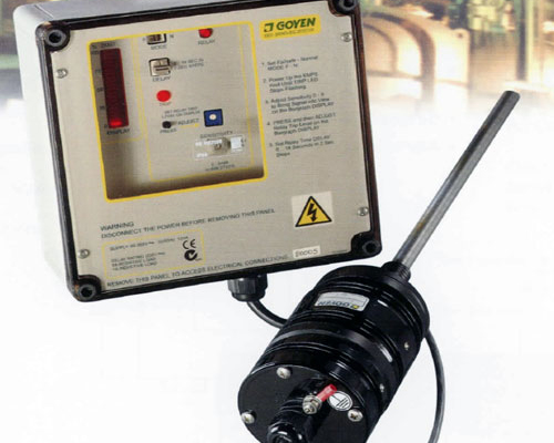 Figura 2 — Sonda e controles do detector de mangas quebradas